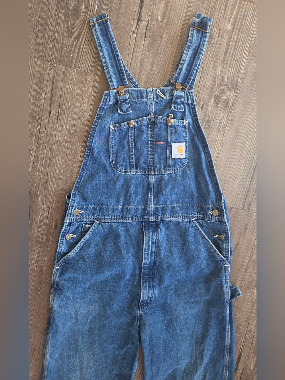Vintage Carhartt Denim Bib Overalls